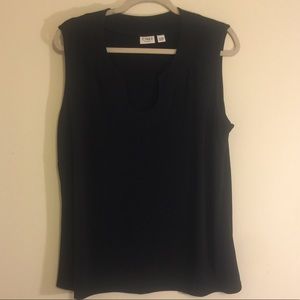 Cato sleeveless black top size 18/20